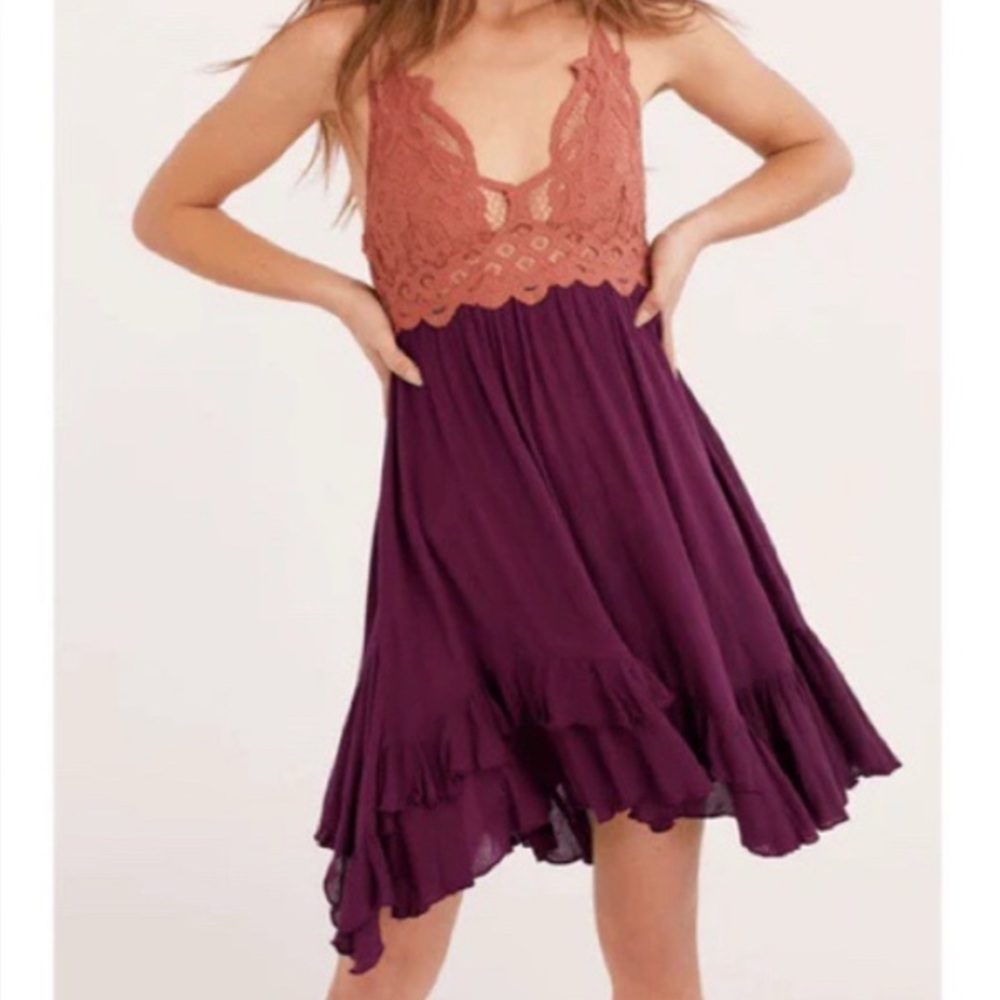 Free people Adella Slip dress size M